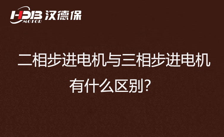 二相步進電機與三相步進電機有什么區(qū)別？差異在哪里？