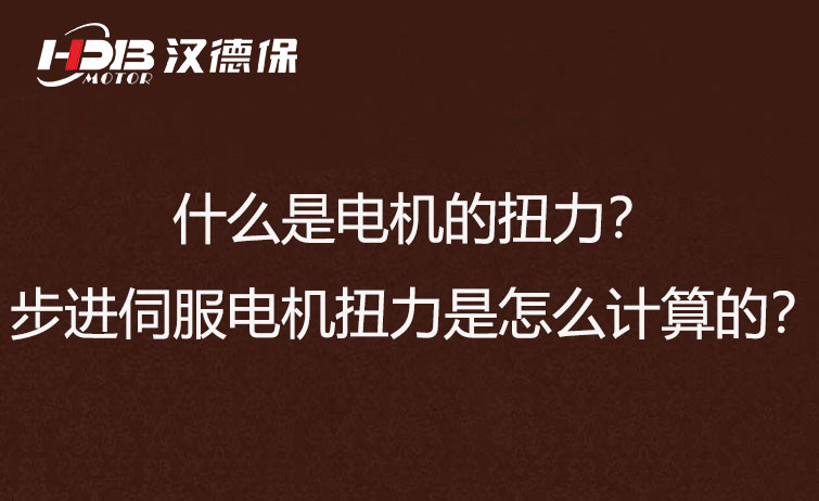 什么是電機的扭力？步進伺服電機扭力是怎么計算的？
